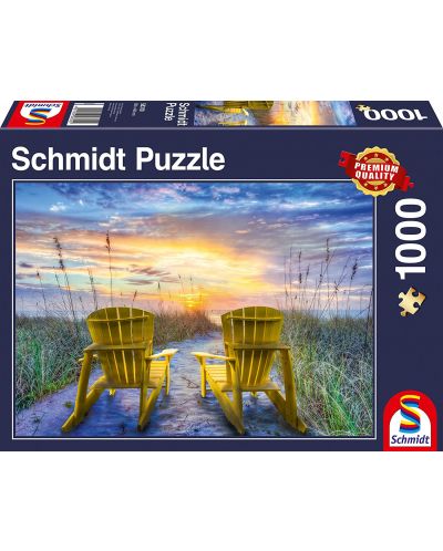 Пъзел Schmidt от 1000 части - Гледка по залез