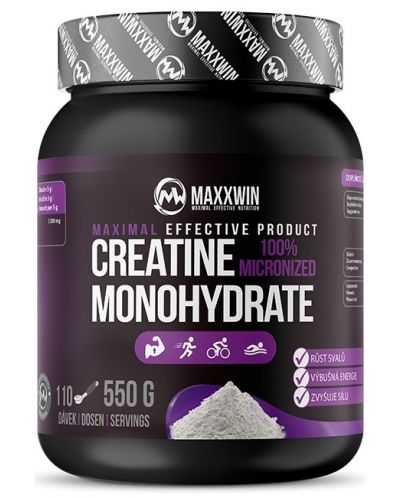 100% Micronized Creatine Monohydrate, 550 g, Maxxwin - 1