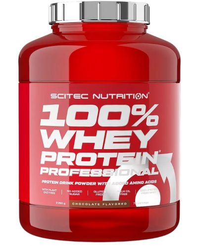 100% Whey Protein Professional, ягода, 2350 g, Scitec Nutrition - 1