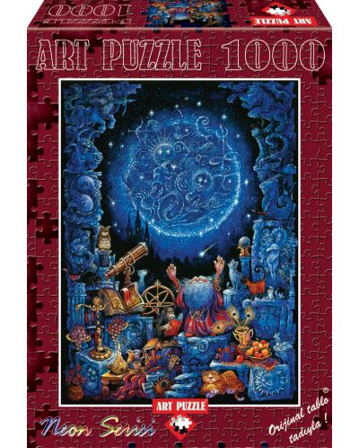 Неонов пъзел Art Puzzle от 1000 части - Астрология, Бил Бел - 2