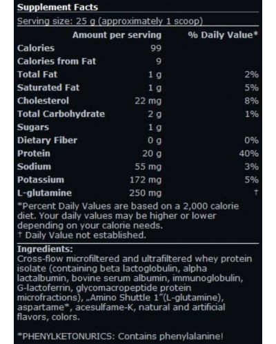 100% Whey Isolate, ягода и бял шоколад, 700 g, Scitec Nutrition - 2