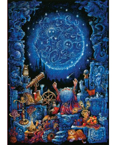 Неонов пъзел Art Puzzle от 1000 части - Астрология, Бил Бел - 1