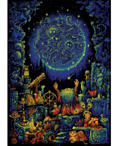 Неонов пъзел Art Puzzle от 1000 части - Астрология, Бил Бел - 3