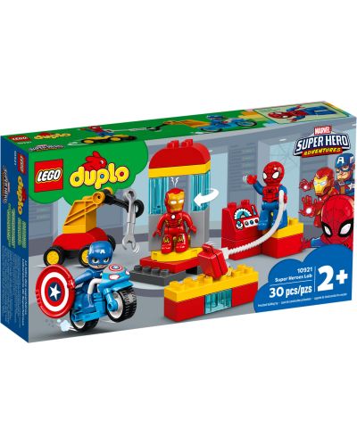 Конструктор Lego Duplo Super Heroes - Лабораторията на супер героите (10921) - 1