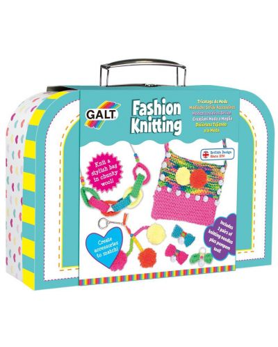 Творчески комплект Galt - Аксесоари за плетене, в куфарче - 1