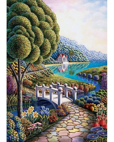 Пъзел Art Puzzle от 1000 части - Заливът на цветята, Анди Ръсел - 2