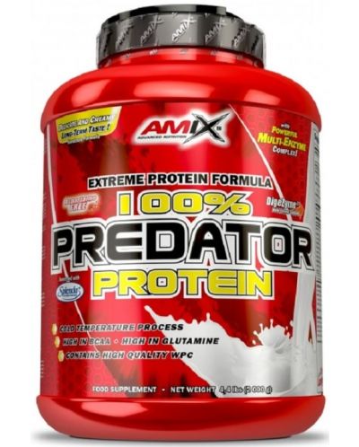 100% Predator Protein, ябълки с канела, 2000 g, Amix - 1