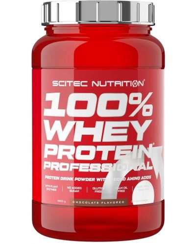 100% Whey Protein Professional, шоколад и кокос, 920 g, Scitec Nutrition - 1