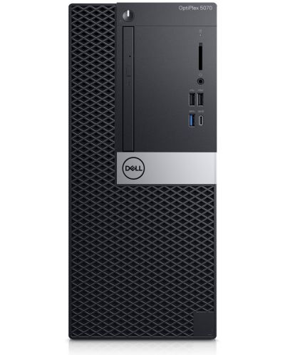 Настолен компютър Dell Optiplex - 5070 MT, черен - 1