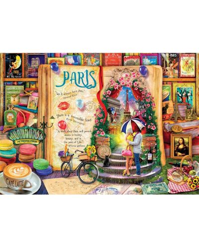 Пъзел Art Puzzle от 1000 части - Париж, Ейми Стюарт - 2