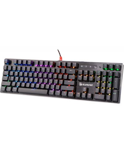 Механична клавиатура A4tech - Bloody B820R, Red, RGB, черна