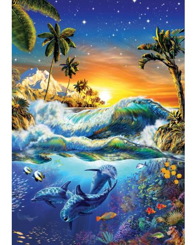 Пъзел Art Puzzle от 1000 части - Хавайска зора, Ейдриан Честърман - 2