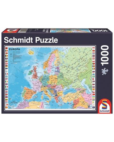 Пъзел Schmidt от 1000 части -Държавите в Европа