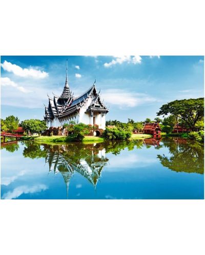 Пъзел Trefl от 1000 части - Дворецът Sanphet Prasat, Тайланд - 2