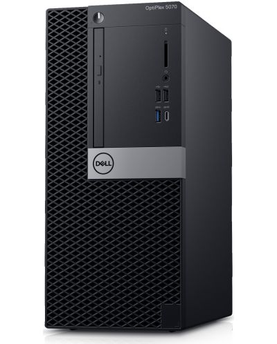 Настолен компютър Dell Optiplex - 5070 MT, черен - 3