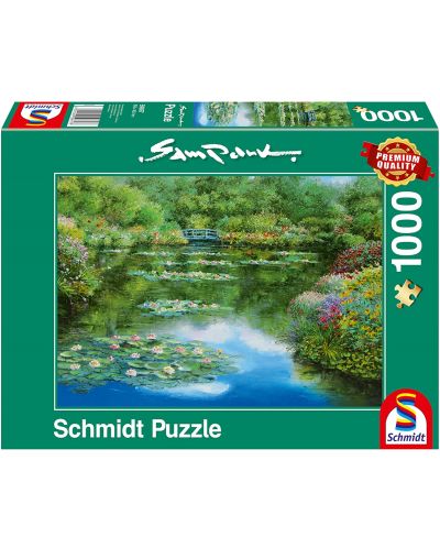 Пъзел Schmidt от 1000 части - Езерото с водните лилии, Сам Парк - 1