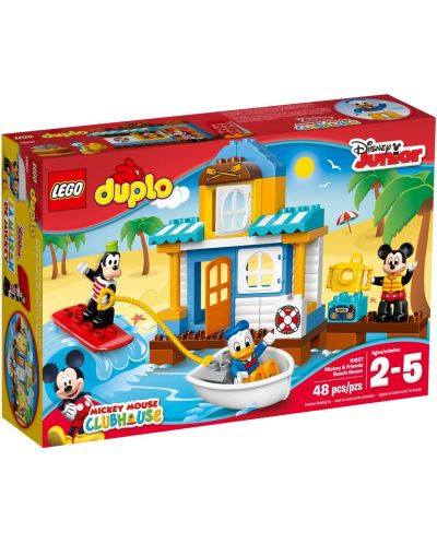 Конструктор Lego Duplo - Плажната къща на Мики Маус и приятели (10827) - 1
