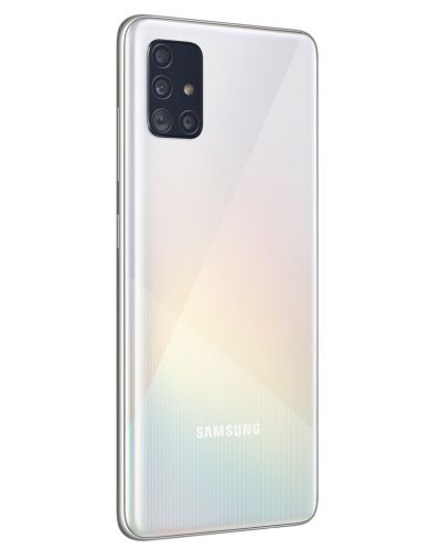Смартфон Samsung Galaxy A51 - 6.5, 128GB, бял - 3