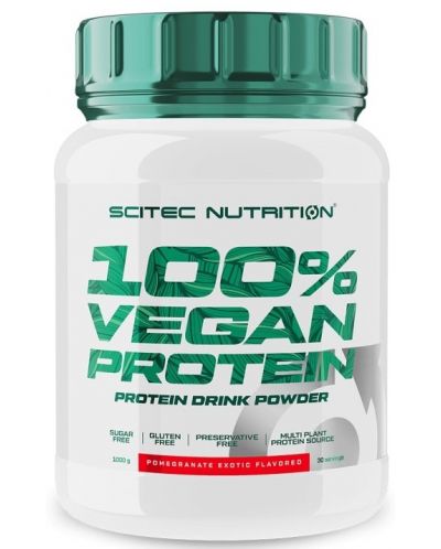 100% Vegan Protein, нар, 1000 g, Scitec Nutrition - 1