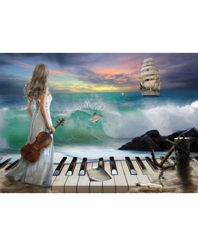 Пъзел Art Puzzle от 1000 части - Морска симфония, Анна Чеканова - 2