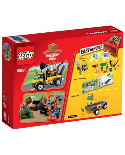 Lego Juniors: Камион за ремонт на пътища (10683) - 3