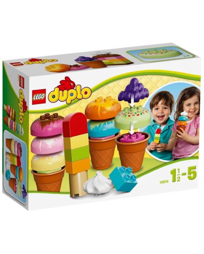 Конструктор LEGO Duplo - Шарен сладолед (10574)