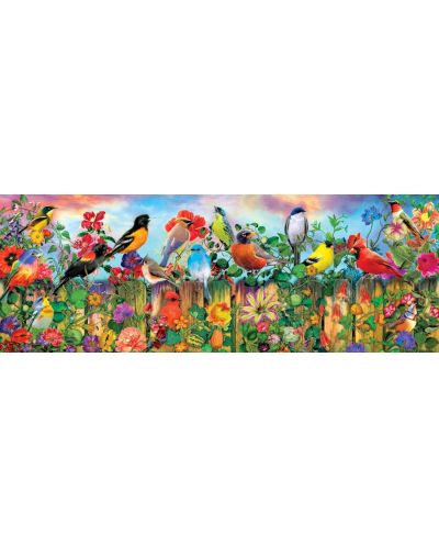 Панорамен пъзел Art Puzzle от 1000 части - Пролетни птици, Ейми Стюарт - 2
