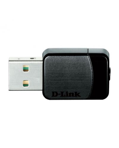 Безжичен USB адаптер D-Link - DWA-171, 600Mbps, черен - 1