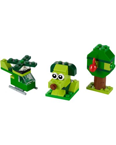 Конструктор Lego Classic - Творчески зелени тухлички (11007) - 4