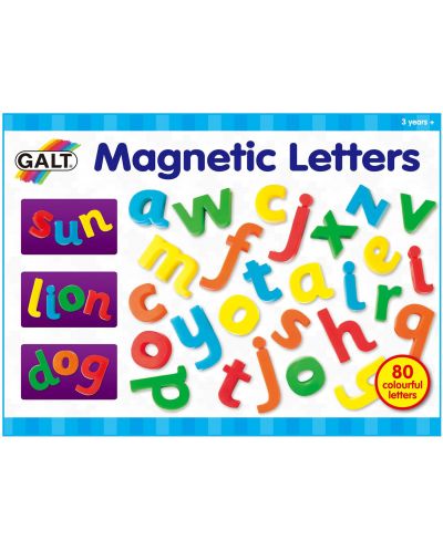 Магнитни букви Galt - Английска азбука, 80 броя - 1