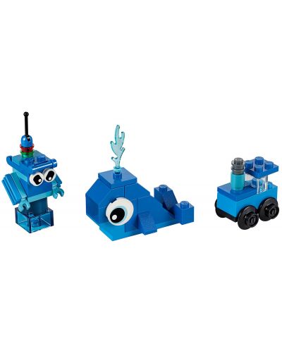 Конструктор LEGO Classic - Творчески сини тухлички (11006) - 4