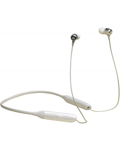 Безжични слушалки с микрофон JBL - Live 220BT, бели - 1