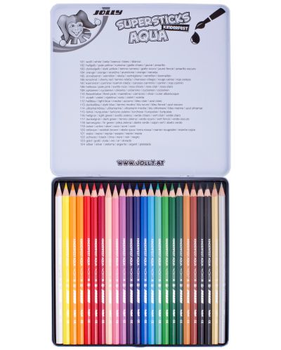 Акварелни моливи JOLLY Kinder Aqua – 24 цвята - 2