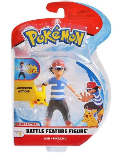 Бойни фигурки Pokémon - Ash & Pikachu - 1
