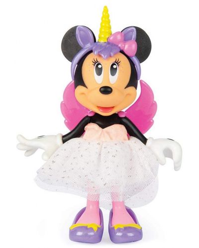 Кукла IMC Toys Disney - Мини Маус, еднорог, 15 cm - 4