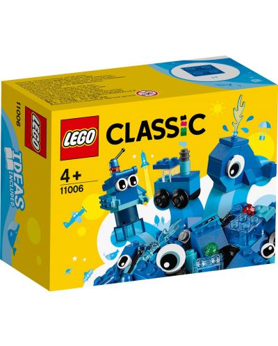 Конструктор LEGO Classic - Творчески сини тухлички (11006) - 1