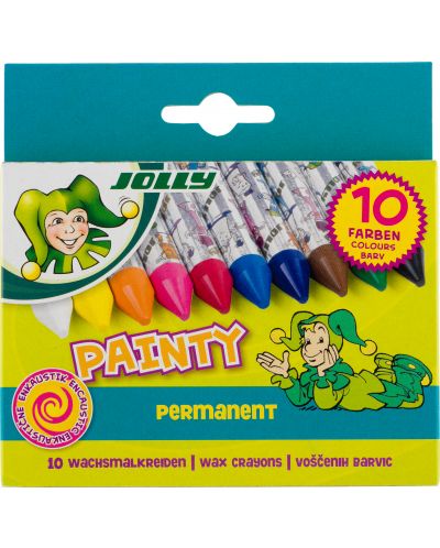 Восъчни пастели JOLLY Painty – 10 цвята - 1