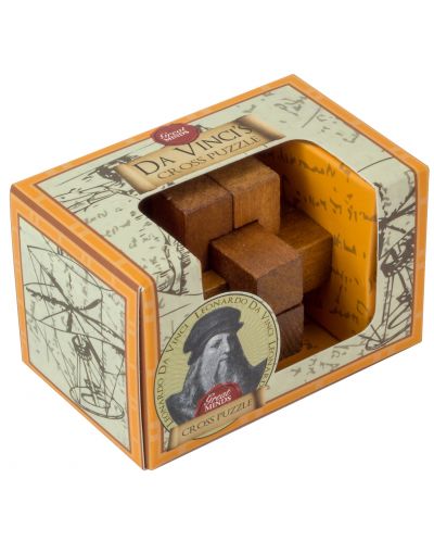 Мини логически пъзел Professor Puzzle – Da Vinci Cross - 3