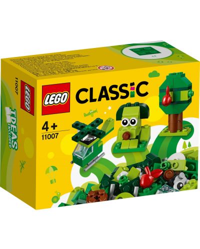 Конструктор Lego Classic - Творчески зелени тухлички (11007) - 1