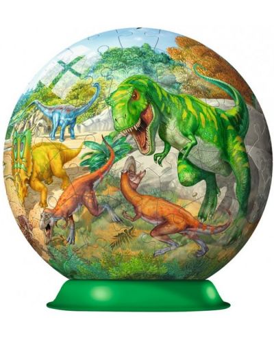 3D Пъзел Ravensburger от 108 части - В ерата на динозаврите - 2