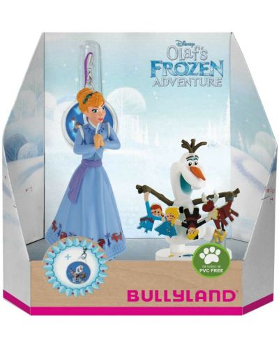 Игрален комплект Bullyland Frozen - Приключенията на Олаф и Анна