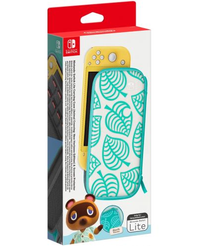Nintendo Switch Lite Carrying Case & Screen Protector Animal Crossing: New Horizons Edition - 1