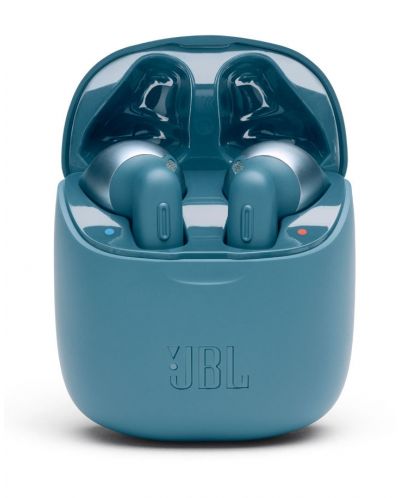 Безжични слушалки JBL - T220TWS, сини - 2