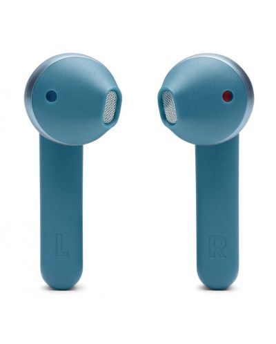 Безжични слушалки JBL - T220TWS, сини - 3