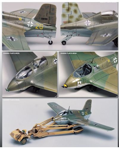 Влекач и военен самолет Academy Me-163B/S Komet (12470) - 3