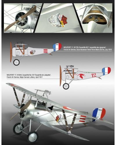 Самолет Academy Nieuport 17 First World War Centenary (12121) - 4