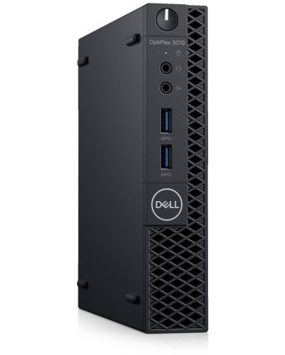 Настолен компютър Dell OptiPlex - 3070 MFF, черен - 2