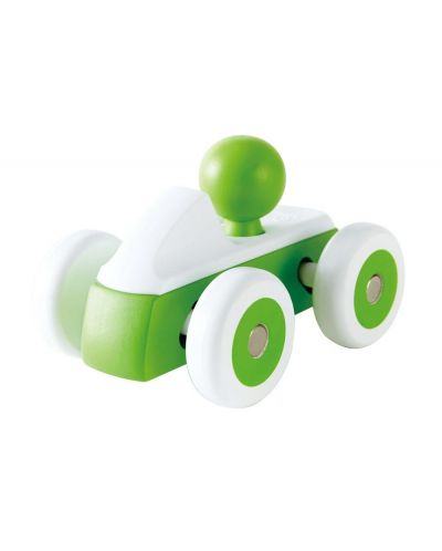 Дървена играчка Hape - Количка, зелена - 3