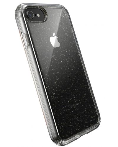 Калъф Speck - Gold Gliter, iPhone SE/87, прозрачен - 5