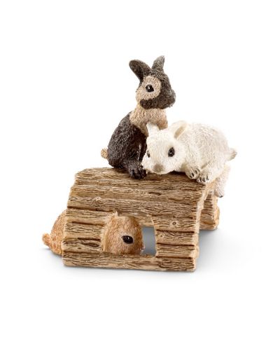 Фигурки Schleich от серията Животът във фермата: Зайчета - играещи - 1